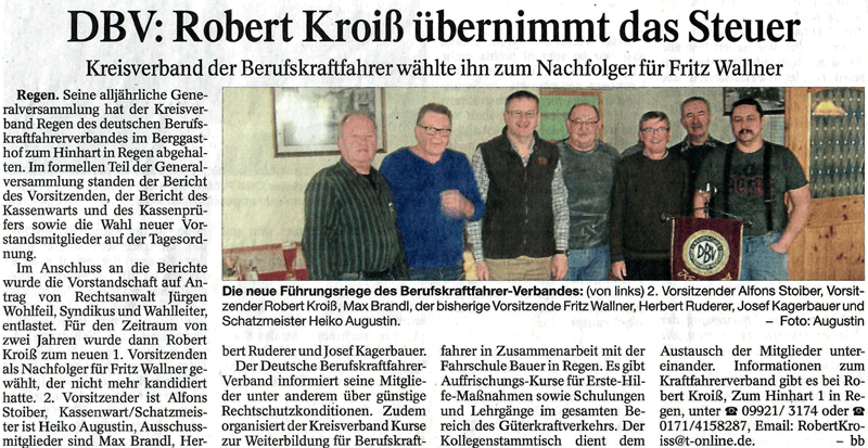 Vorstandschaft-KV-Regen-06-01-2017-Zeitungbild